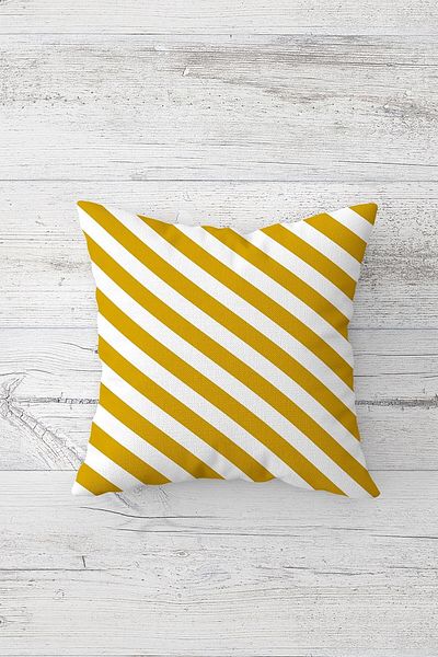 linazaitun One Side Printed Hidden Zipper Washable Stain Resistant Decorative Throw Pillow Cover Pillow Case