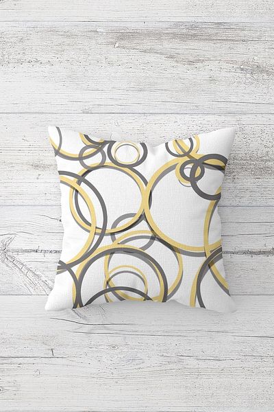 linazaitun One Side Printed Hidden Zipper Washable Stain Resistant Decorative Throw Pillow Cover Pillow Case