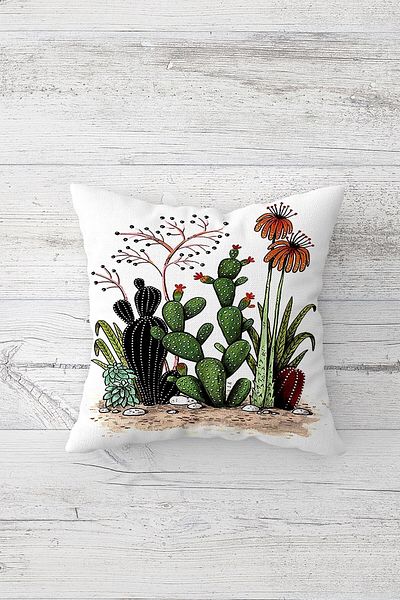 linazaitun One Side Printed Hidden Zipper Washable Stain Resistant Decorative Throw Pillow Cover Pillow Case