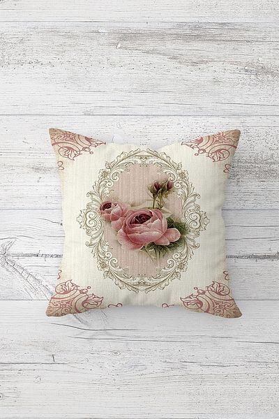 linazaitun One Side Printed Hidden Zipper Washable Stain Resistant Decorative Throw Pillow Cover Pillow Case