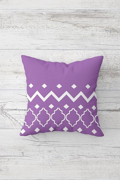 linazaitun One Side Printed Hidden Zipper Washable Stain Resistant Decorative Throw Pillow Cover Pillow Case