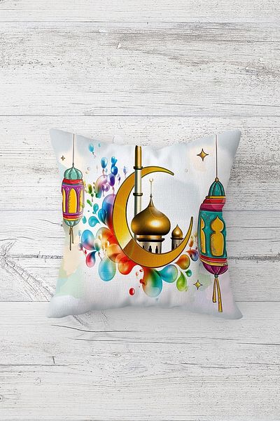 linazaitun One Side Printed Hidden Zipper Washable Stain Resistant Decorative Throw Pillow Cover Pillow Case