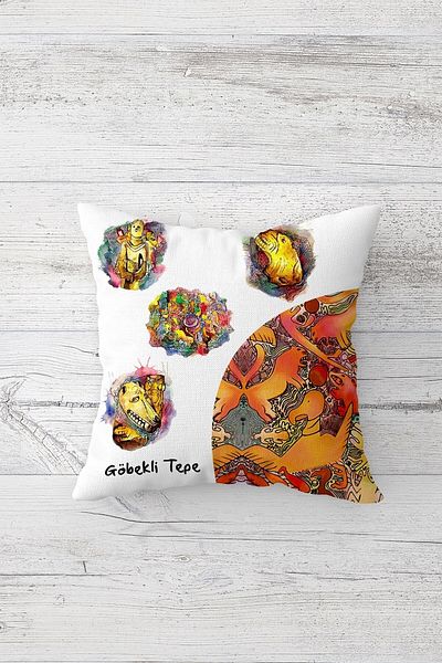 linazaitun One Side Printed Hidden Zipper Decorative Pillowcase Throw Pillow Case Seat Pillowcase