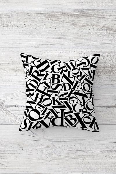 linazaitun One Side Printed Hidden Zipper Decorative Pillowcase Throw Pillow Case Seat Pillowcase
