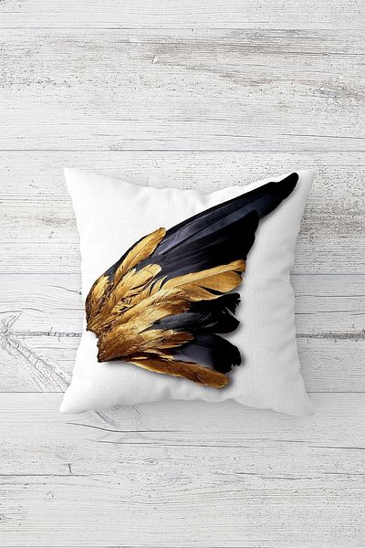 linazaitun One Side Printed Hidden Zipper Washable Stain Resistant Decorative Throw Pillow Cover Pillow Case