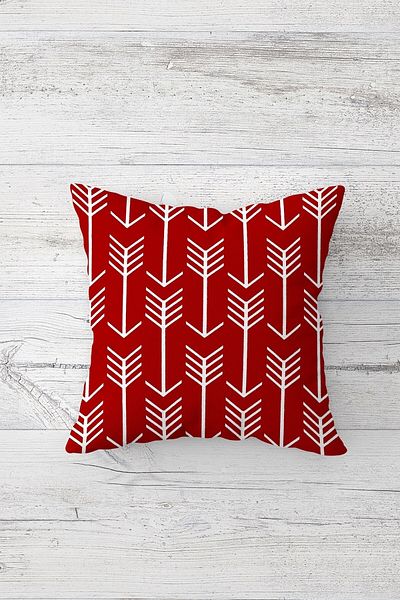 Lina One Side Printed Hidden Zipper Decorative Pillowcase Throw Pillow Case Seat Pillowcase