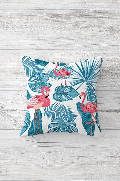 linazaitun One Side Printed Hidden Zipper Decorative Pillowcase Throw Pillow Case Seat Pillowcase