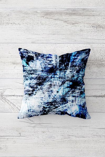 linazaitun One Side Printed Hidden Zipper Decorative Pillowcase Throw Pillow Case Seat Pillowcase