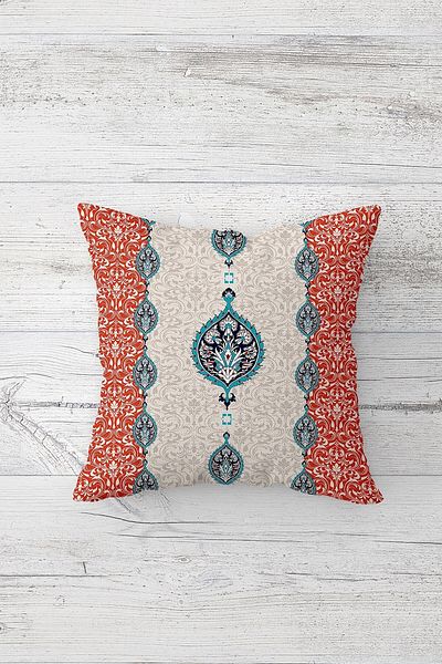 linazaitun One Side Printed Hidden Zipper Washable Stain Resistant Decorative Throw Pillow Cover Pillow Case