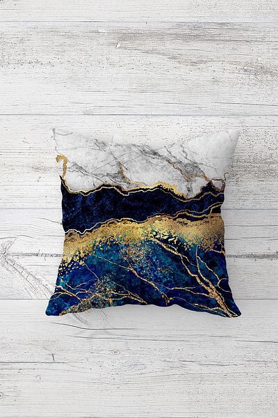 linazaitun One Side Printed Hidden Zipper Washable Stain Resistant Decorative Throw Pillow Cover Pillow Case