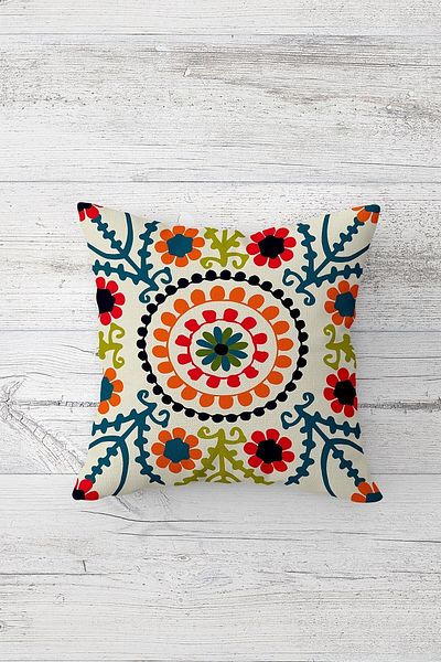 linazaitun One Side Printed Hidden Zipper Washable Stain Resistant Decorative Throw Pillow Cover Pillow Case