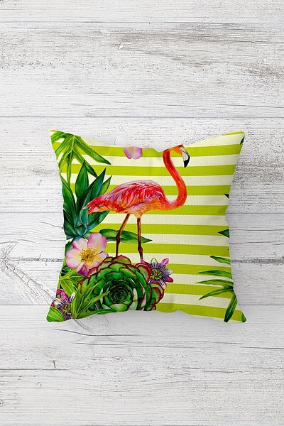 linazaitun One Side Printed Hidden Zipper Decorative Pillowcase Throw Pillow Case Seat Pillowcase
