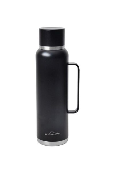 NURGAZ Campout Double Layer Vacuum Thermos Black 1500ml
