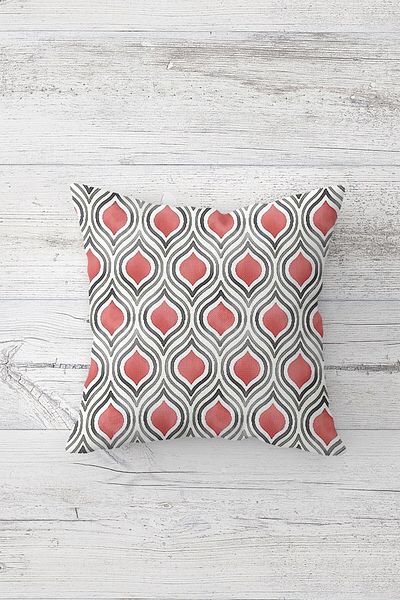 linazaitun One Side Printed Hidden Zipper Decorative Pillowcase Throw Pillow Case Seat Pillowcase