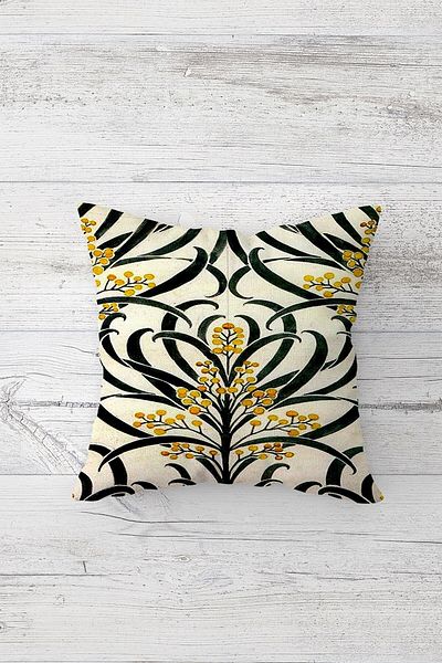 linazaitun One Side Printed Hidden Zipper Decorative Pillowcase Throw Pillow Case Seat Pillowcase