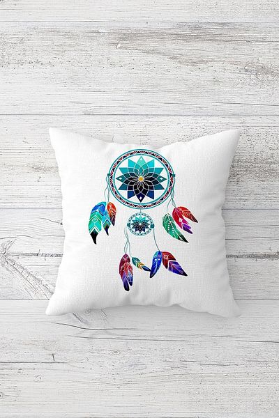 linazaitun One Side Printed Hidden Zipper Washable Stain Resistant Decorative Throw Pillow Cover Pillow Case