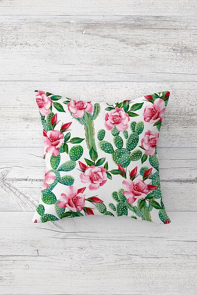 linazaitun One Side Printed Hidden Zipper Decorative Pillowcase Throw Pillow Case Seat Pillowcase