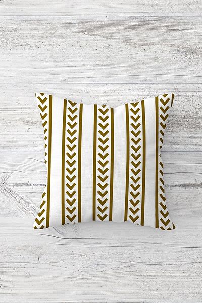 linazaitun One Side Printed Hidden Zipper Washable Stain Resistant Decorative Throw Pillow Cover Pillow Case