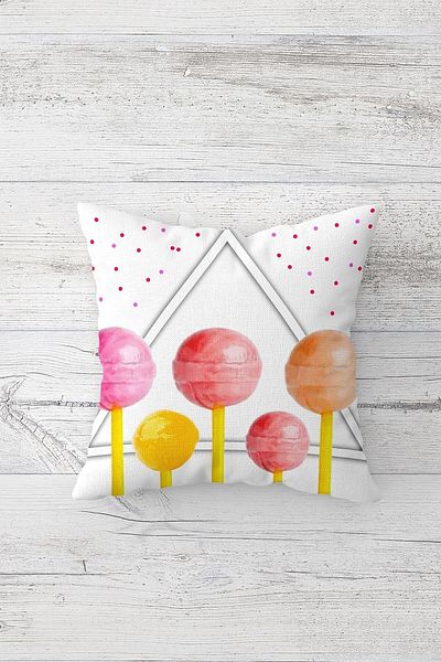 linazaitun One Side Printed Hidden Zipper Washable Stain Resistant Decorative Throw Pillow Cover Pillow Case