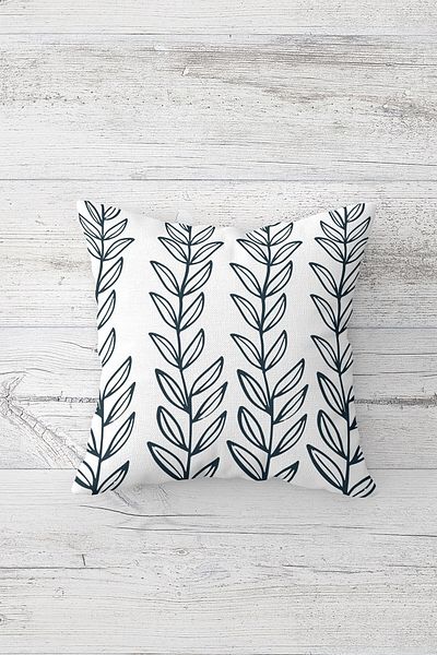 linazaitun One Side Printed Hidden Zipper Washable Stain Resistant Decorative Throw Pillow Cover Pillow Case