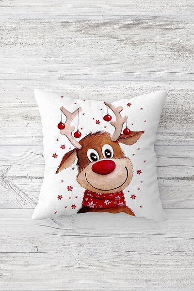 linazaitun One Side Printed Hidden Zipper Decorative Pillowcase Throw Pillow Case Seat Pillowcase