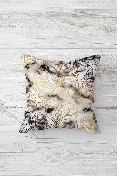linazaitun One Side Printed Hidden Zipper Decorative Pillowcase Throw Pillow Case Seat Pillowcase