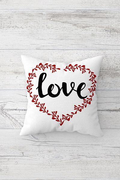 linazaitun One Side Printed Hidden Zipper Washable Stain Resistant Decorative Throw Pillow Cover Pillow Case