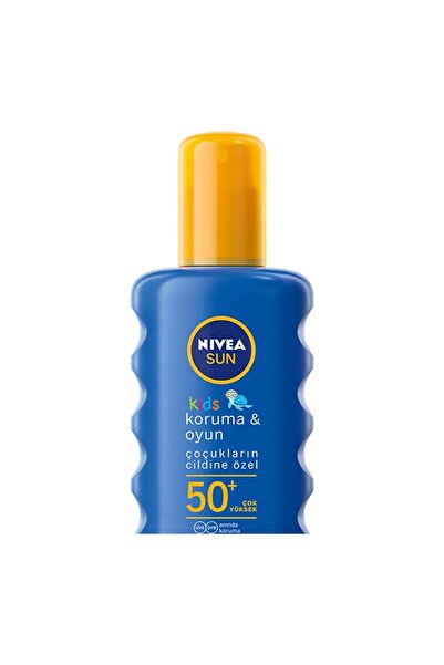 NIVEA Sun Çocuk Koruma&Oyun Güneş Spreyi Gkf 50+ 200 ml