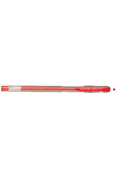 UNİ-BALL 0.7 mm Red 12-Piece Roller Pen Signo Fine Gel Ball - Um-100