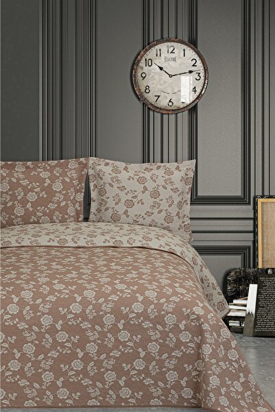 Veranova Home Charlotte Floral Yatak Örtüsü Double Face Çift Kişilik