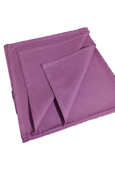 Zeren Home Set de 6 șervețele de servire din material textil fără griji Liliac