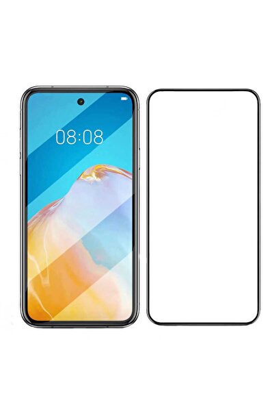Fibaks Huawei P Smart 2021 Uyumlu Tam Kaplayan Tamperli Cam Ekran Koruyucu