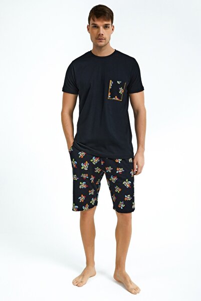 Ligossi Aile Konsept Baba Oğul Şortlu Pijama Takımı Arnetta