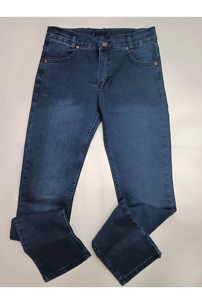 AZRA ÇOCUK GİYİM Stonewashed Dark Color Lycra Jeans