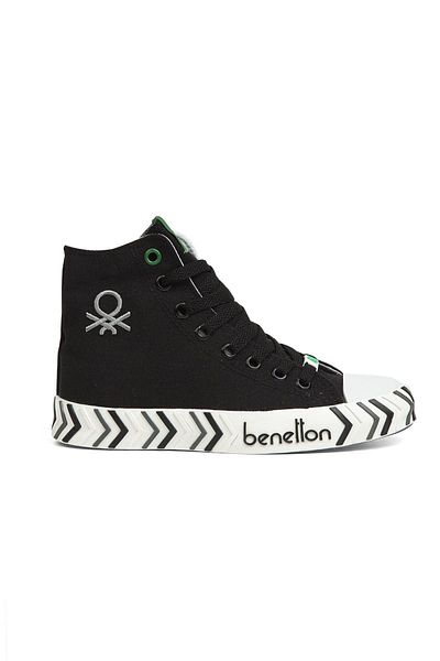 Benetton ® |   Bn-30625-3374 Μαύρο - Γυναικεία Αθλητικά Παπούτσια