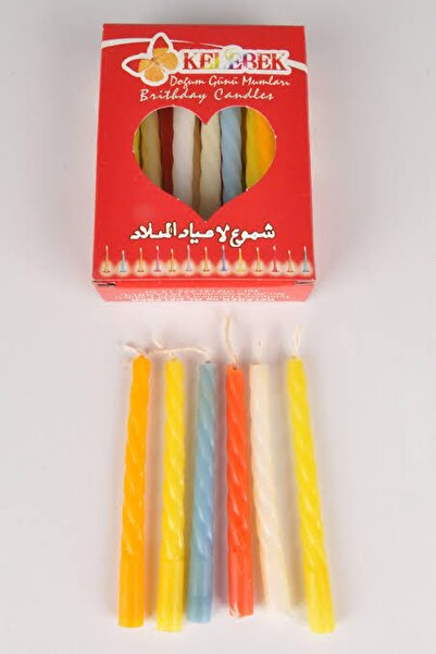 MERT AMBALAJ 4 Lü Kına Mumu (1paket)