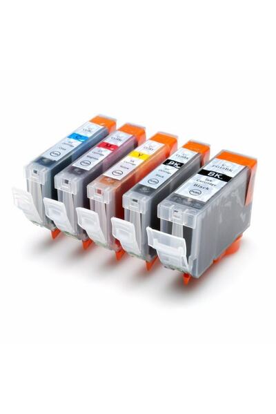 PHOTO PRİNT Canon Pixma Uyumlu Muadil Kartuş Set  Mp 810 Pgı-5bk Clı-8 5 Renk