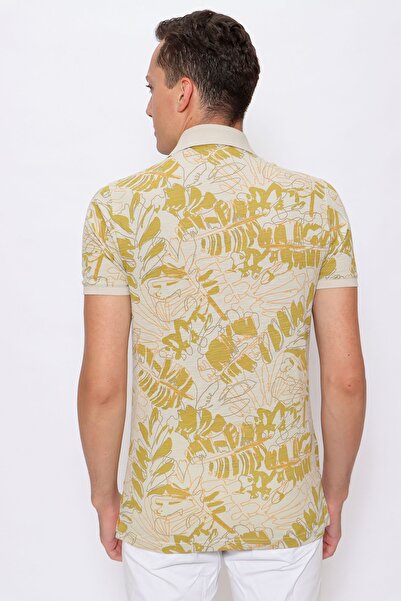 U.S. Polo Assn. Μπλουζάκι με μοτίβο με γιακά πόλο