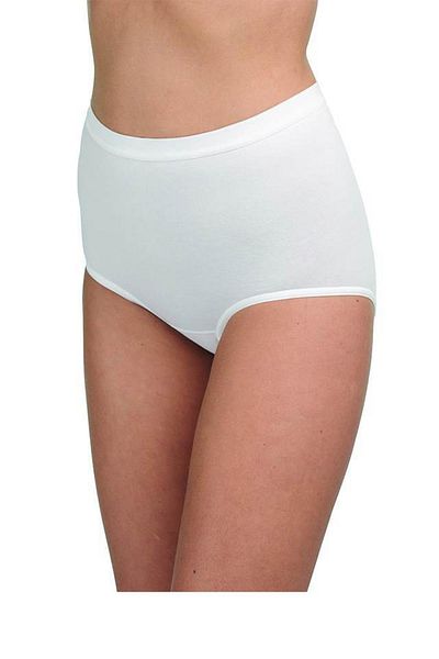 Blackspade Slip alb cu talie înaltă de mărime mare Essential 1314