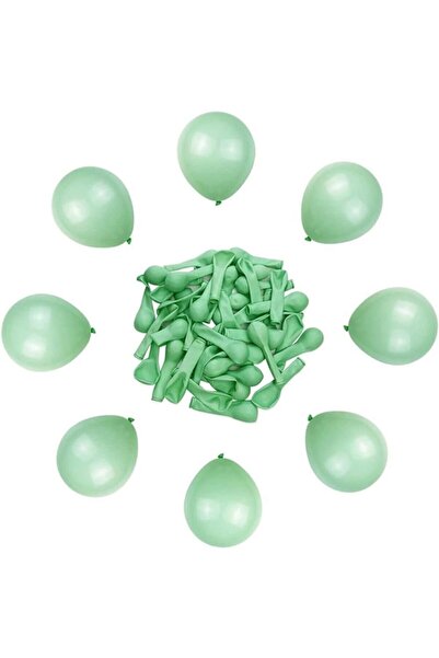 Party City بالون صغير معكرون أخضر نعناعي مقاس 5 بوصات 10 قطع