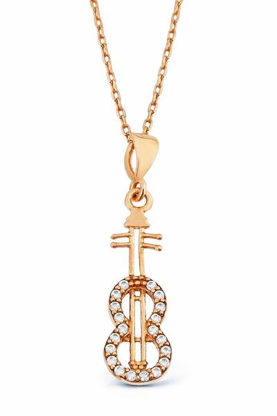 Argentum Concept 925 Ayar Gümüş Keman Kolye - N125601