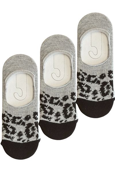 socksbox 3 Ζεύγη Κάλτσες Μπαλαρίνας με σχέδια (αόρατες)/36-40