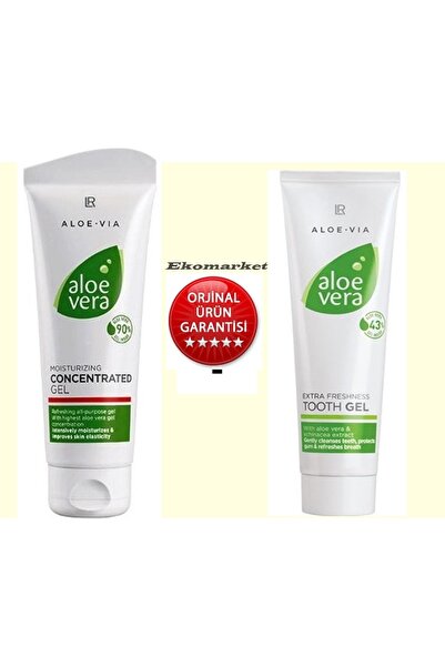 LR Aloe Vera Konsantre Jel 100 Ml + Aloe Vera Jel Diş Macunu