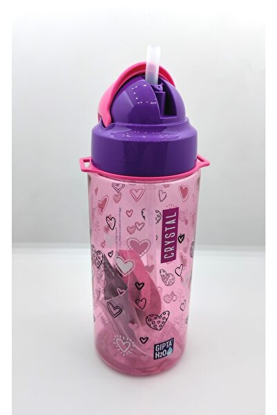 Gıpta قارورة وردية منقوشة سعة 500 سم مكعب