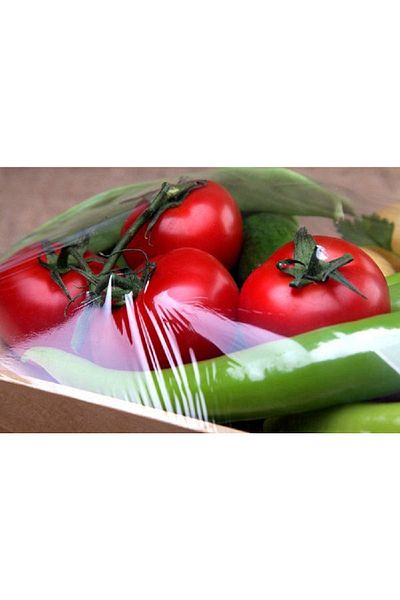 Roll-Up Food Grade Stretch Film 45 cm * 300 m 8 micron 123 transparent