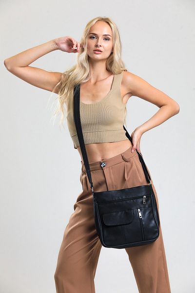 fubileather Geantă de umăr de lux din piele naturală