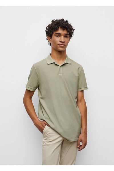 Mango Teen Πόλο μπλουζάκι από 100% βαμβάκι