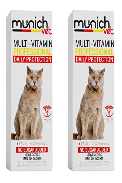 Munich Vet 2'li Set Kedi Multi Vitamini 100 Gr. Multi Paste(MEMNUNİYET GARANT...