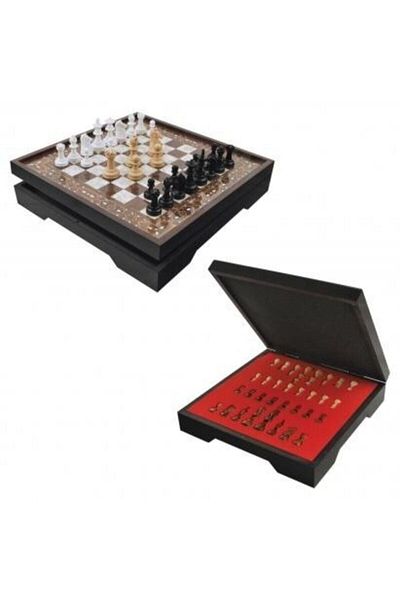 Star Okey Small Size Vip Chess Mother of Pearl