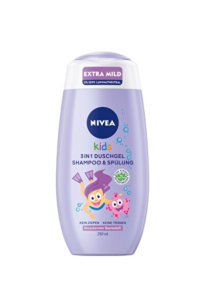 NIVEA Alman Kalitesi Çocuklar Için Göz Yakmayan Ekstra Yumuşatıcı Kremli Şamp...